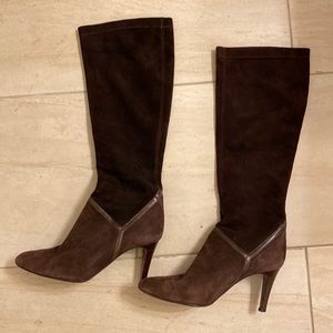 Cole Haan brown high heel boots